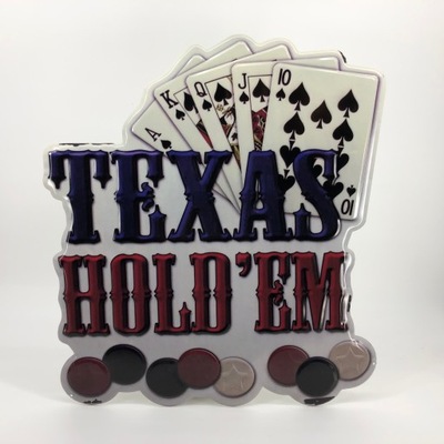 BLASZANY SZYLD - texas poker karty kasyno