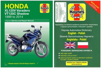 HONDA XL125V VARADERO VT125C SHADOW 1999-2014 ІНСТРУКЦІЯ РЕМОНТА +ПОДАРОК 24H фото