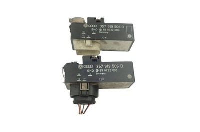 Vw golf iii passat b4 модуль вентиляторів 357919506 фото №1