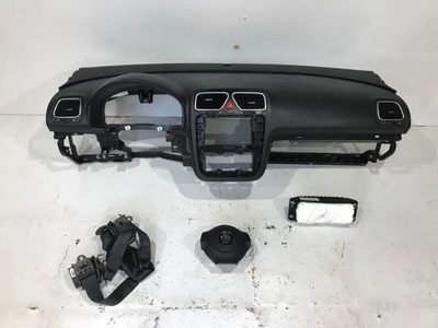 Vw scirocco приборная панель консоль подушка безопасности подушки безопасности ремни фото №1