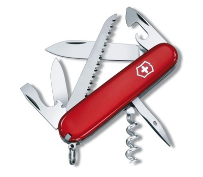 Victorinox Scyzoryk Camper 91mm Celidor czerwony