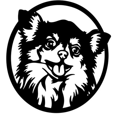 Dekoracja ścienna - Pies Chihuahua ( cziłała )