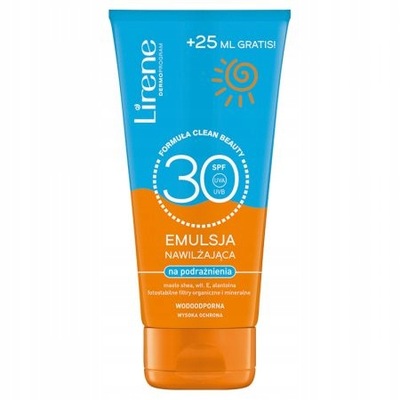 LIRENE SUN EMULSJA NAWILŻAJĄCA SPF30 150ML 25ML