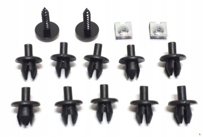 Кліпси монтажні підкрилок opel corsa combo agila фото №1