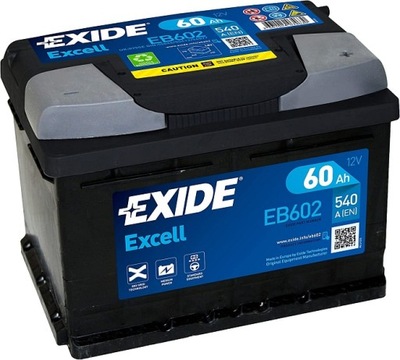 АККУМУЛЯТОР EXIDE EXCELL 60AH 540A EB602