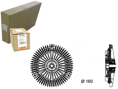 Behr hella вязкостная муфта сцепление вязкостная 6032000022 фото №1