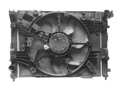 Радиатор вентилятор renault clio v captur 0,9 ig-t 1,0 19 20 21-214105fa0a фото №1