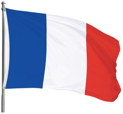 Flaga Masztowa Francji PREMIUM 150x92 cm
