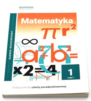 Matematyka 1 Cz 1 Zakres rozszerzony Podr Operon