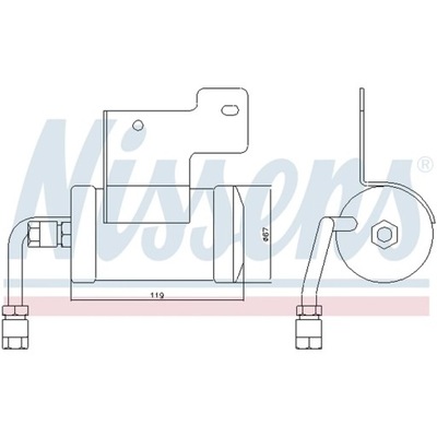 OSUSZACZ, CONDITIONNEMENT D'AIR NISSENS 95382 - milautoparts-fr.ukrlive.com