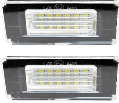 Mini cooper r56 r57 r58 r59 ліхтарі освітлення номерного знака реєстраційний l = p фото №1