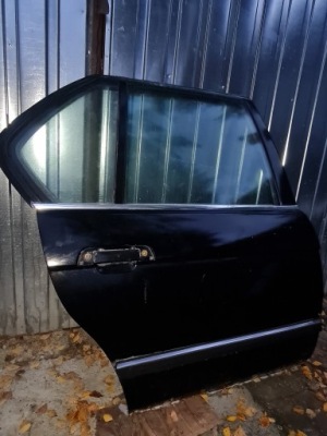 Дверь правый задняя bmw 7 e32 чёрный фото №1