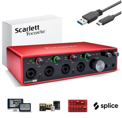 Focusrite Scarlett 18i8 Ableton ProTools 3Gen WAW