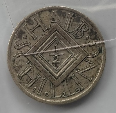 moneta Austria 1/2 shilling 1925