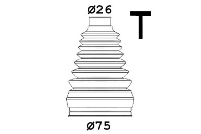 Sasic захист шарнір внутрішнього mercedes a w169 b sports tourer фото №1