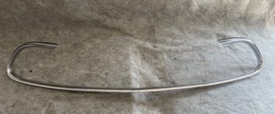 Renault zoe 12-15 молдинг хром передня бампер фото №1