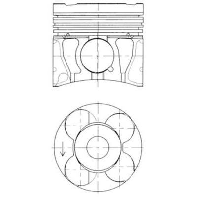 PISTÓN KOLBENSCHMIDT 41071620  