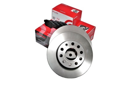 Тормозные диски i тормозные колодки перед brembo volvo v60 t5 фото №1