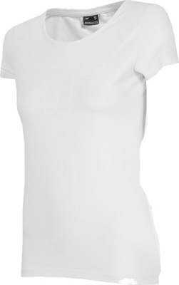 4f Koszulka damska H4Z22-TSD353 Biały r.M