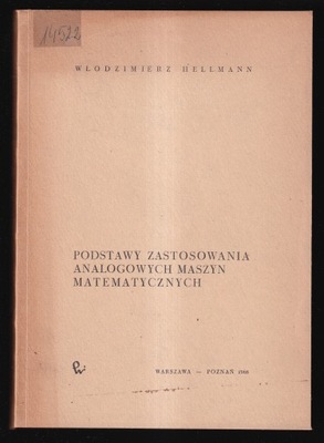 PODSTAWY ZASTOSOWANIA ANALOGOWYCH MASZYN Hellmann