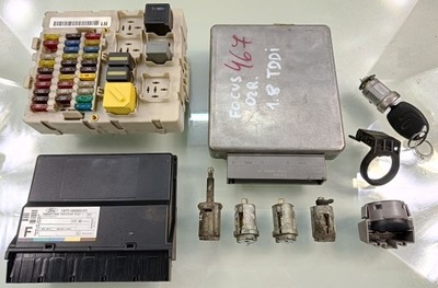 Ford focus mk1 98-04 r 1.8 tddi набор стартовый блок управления двигателя фото №1