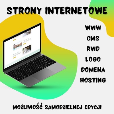 STRONA INTERNETOWA WWW RESPONSYWNA SSL HOSTING DOMENA REKLAMA MARKETING