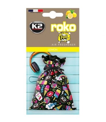 K2 Roko Fun to odświeżacz powietrza LEMON 25G