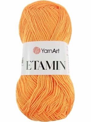 Włóczka YarnArt Etamin 30 g 180 m kolor 446 pomarańczowy