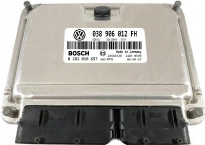 ECU VW BEETLE 1.9 038906012FH 0281010657 IMMO OFF