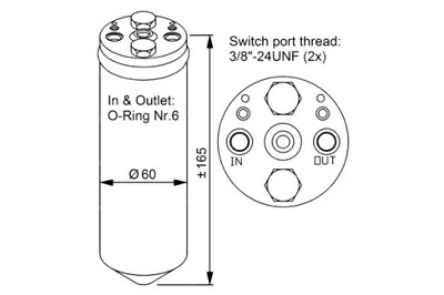 NRF SAUSINTUVAS KONDICIONAVIMO DAIHATSU CHARADE IV MAZDA 323 C V 323 F VI 