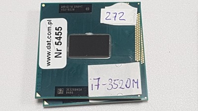 Procesor intel i7-3520m SR0MT 2x2,9 GHz socket Gniazdo G2 (rPGA988B) 272