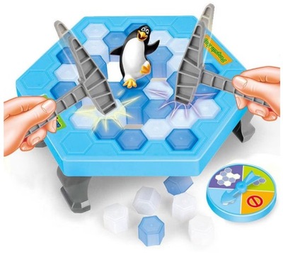 Gra Zręcznościowa Lodowe Pingwinek Na Kruchym lodzie Penguin