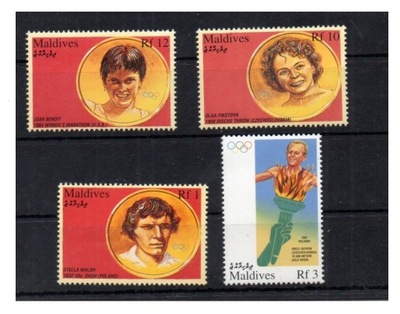 SPORT MALEDIWY - znaczki pocztowe, zestaw.