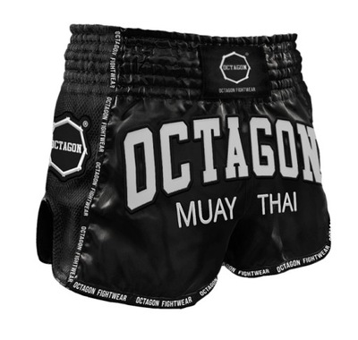 Octagon Spodenki Muay Thai Black S