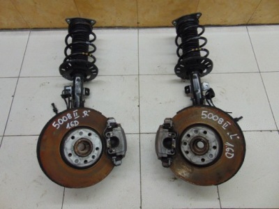 Поворотный кулак амортизационная стойка левая правая peugeot 5008 ii 1.6 фото №1