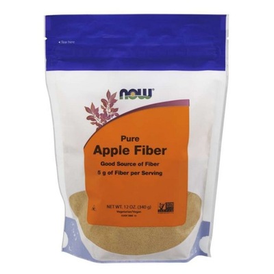 NOW FOODS APPLE FIBER BŁONNIK JABŁKOWY 340g