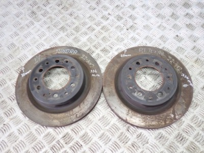 Тормозные диски задние пара toyota tundra 2022- фото №1