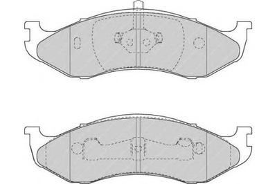 FERODO ZAPATAS DE FRENADO JEEP CHEROKEE 2.5 (XJ)  