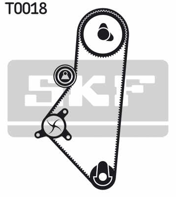 ГРМ Z ПОМПОЮ SKF VKMC 03201-1 VKMC032011