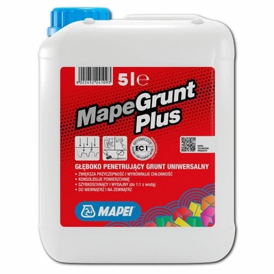 Grunt głęboko penetrujący Mapei MAPEGRUNT PLUS 5L