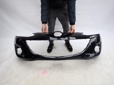 Mazda 2 ii lift 10-14 бампер перед передній фото №1