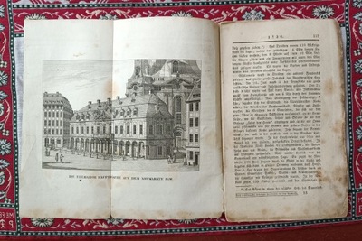 1835 Kronika Drezno 1730-33 Wettynowie Dwie ryciny