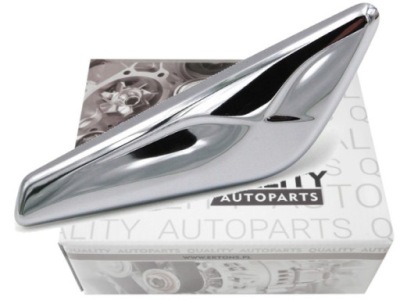 Хром решітка радіатора декоративна крила l bmw x3 f25 x4 f26 фото №1