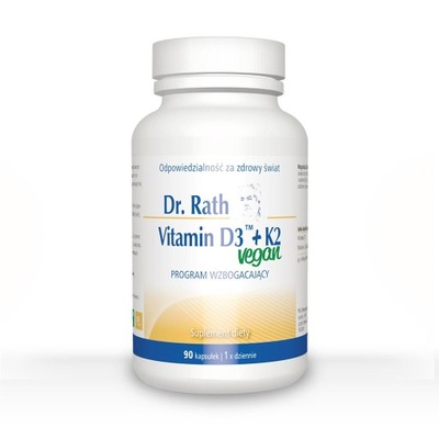 Dr. Rath D3+K2 vegan 90 kaps.