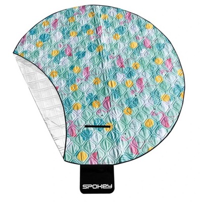 Spokey PICNIC FLAMINGO - koc piknikowy; pikowany; dia 150cm