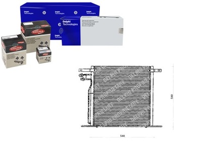 DELPHI КОНДЕНСАТОР КОНДИЦІОНЕРА MERCEDES V (638/2) V