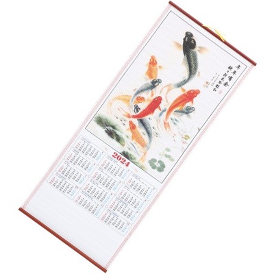 Wiszący chiński kalendarz Przewiń Kalendarz wiszący