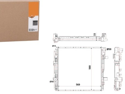 NRF RADUADOR DEL MOTOR 2063012 8MK376721241 62794 7  