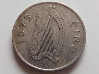 Irlandia 1975 moneta 10 Pensów * Wieloryb *