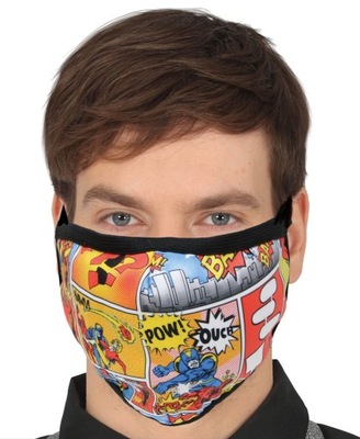 Maska Super Bohater Komiksowa Na Usta Nos Protestu